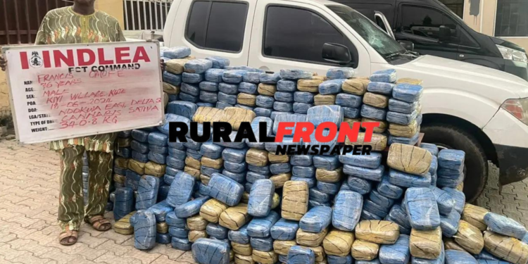 NDLEA nabs 2 suspects in Edo, arrests 76-year-old grandpa with 340kg drugs in Abuja